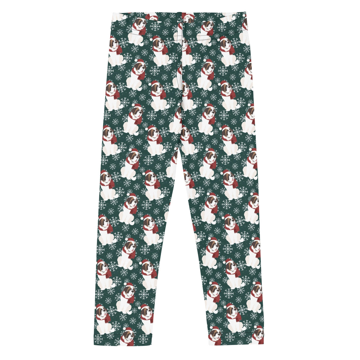St Bernard Christmas Kid's Leggings - Lucy + Norman