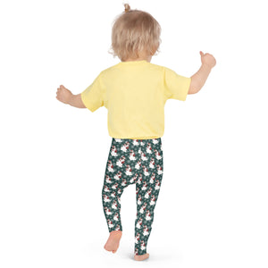 St Bernard Christmas Kid's Leggings - Lucy + Norman