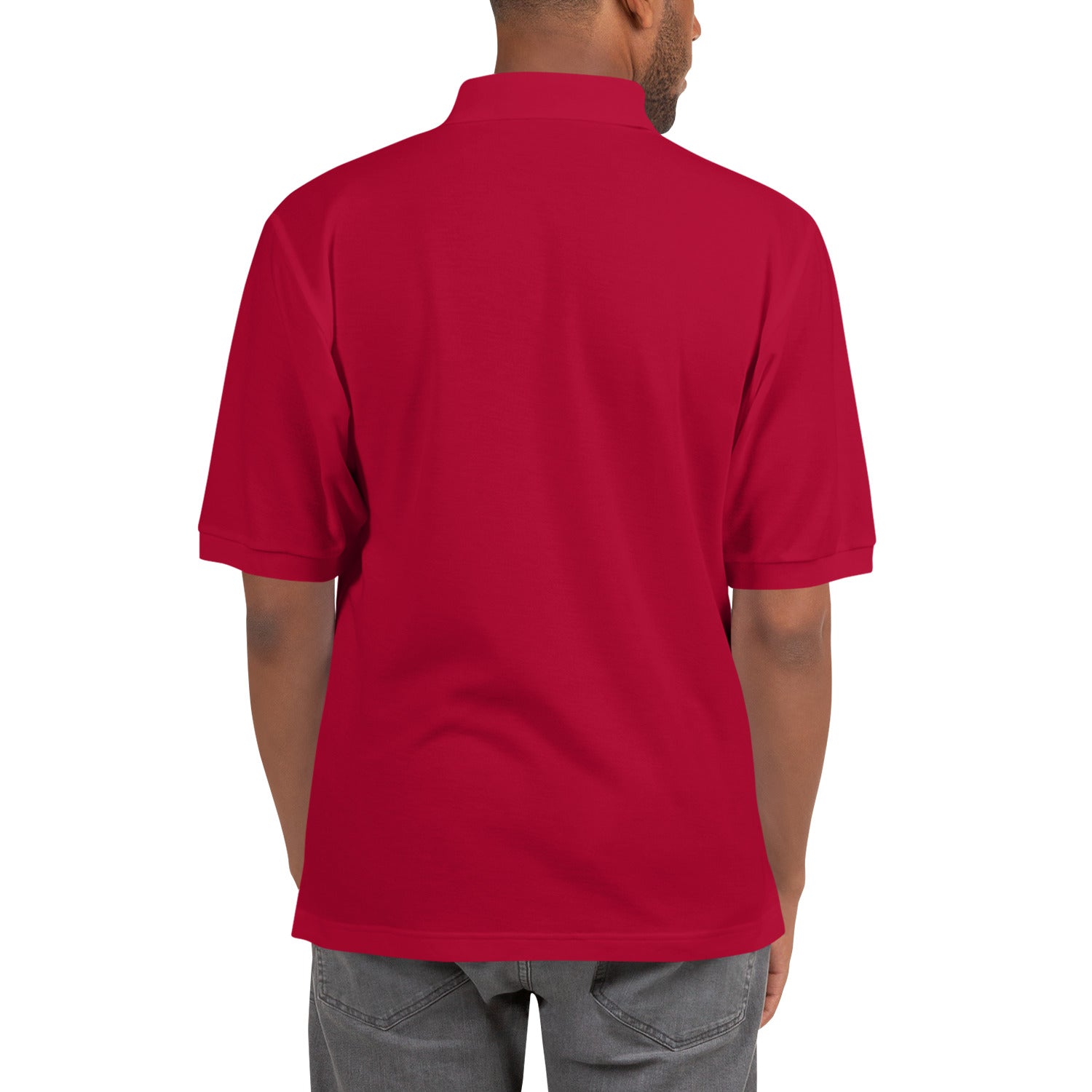 St Bernard Embroidered Men's Premium Polo - Lucy + Norman