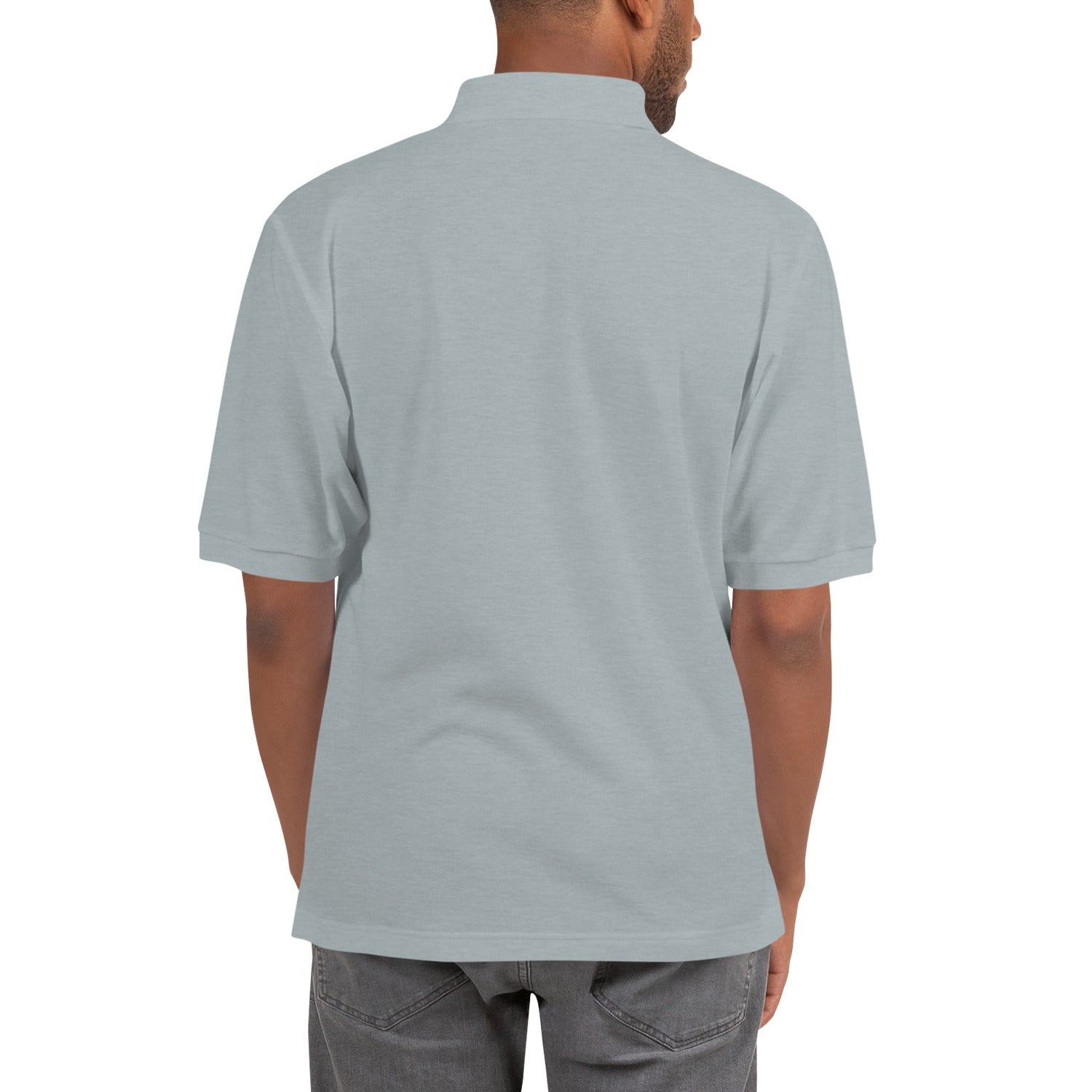 St Bernard Embroidered Men's Premium Polo - Lucy + Norman