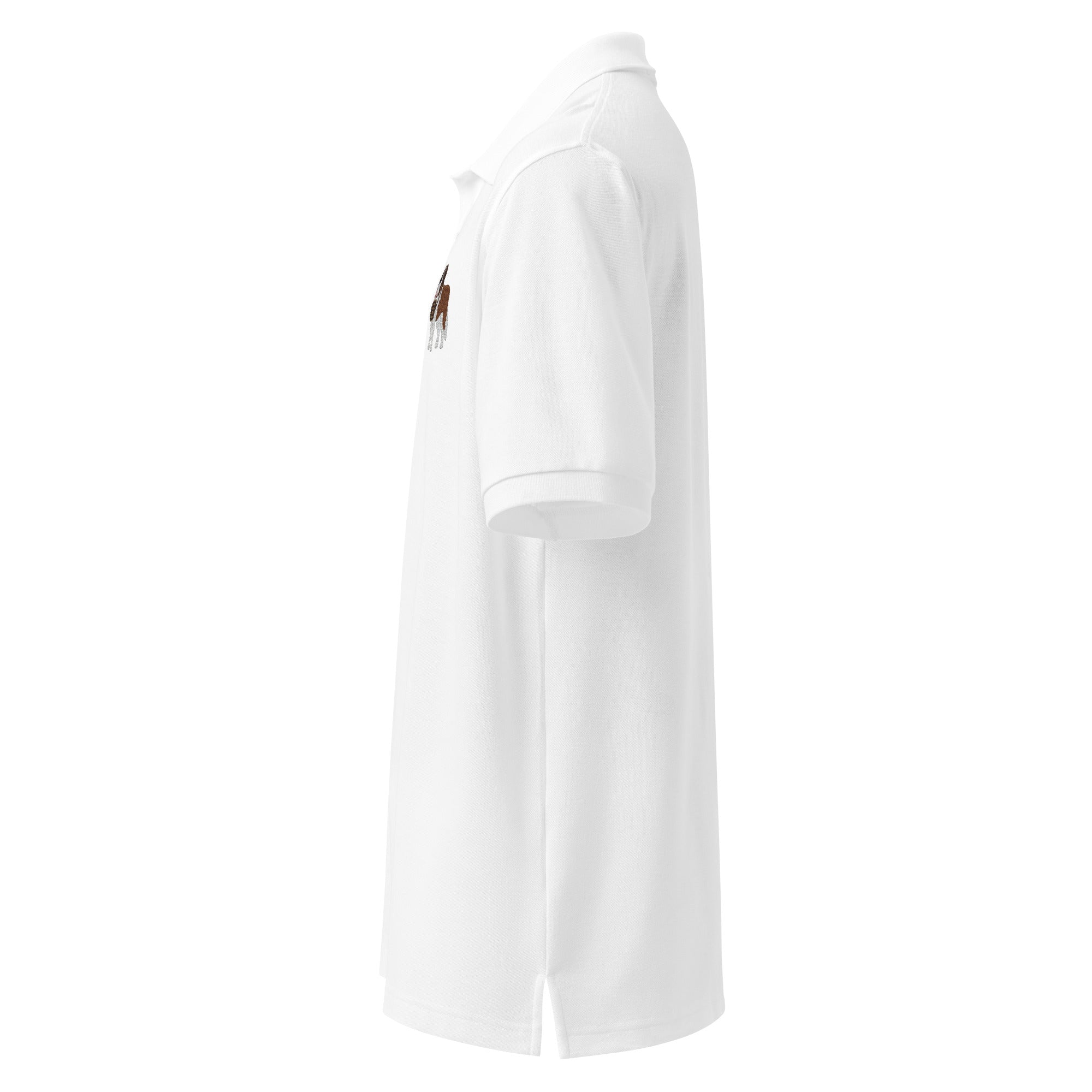 St Bernard Embroidered Men's Premium Polo - Lucy + Norman