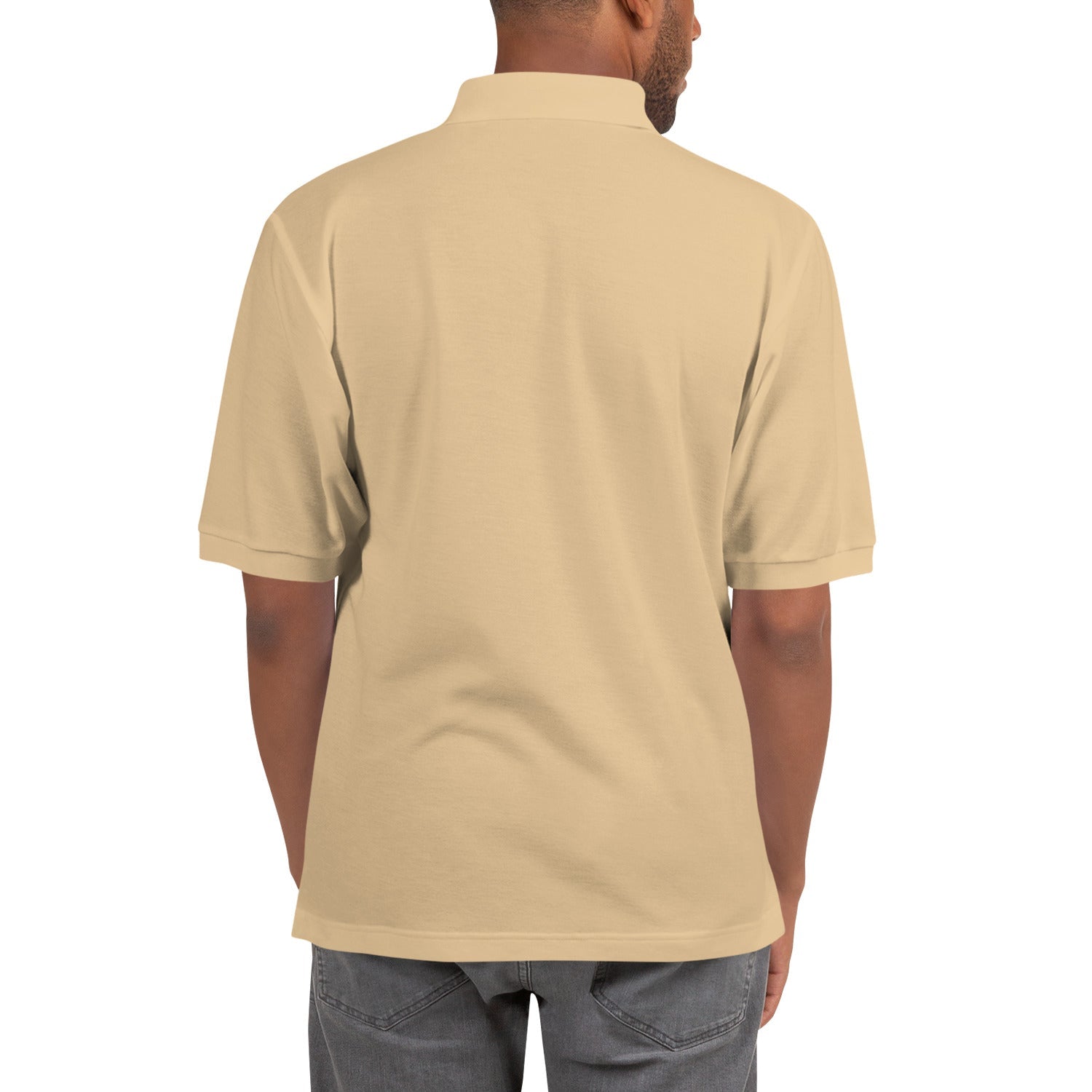 St Bernard Embroidered Men's Premium Polo - Lucy + Norman