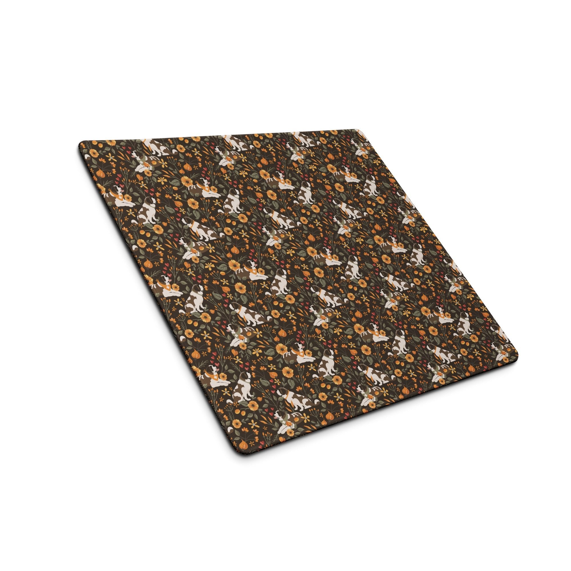 St Bernard Fall Meadow XL Desk Mouse Pad - Lucy + Norman