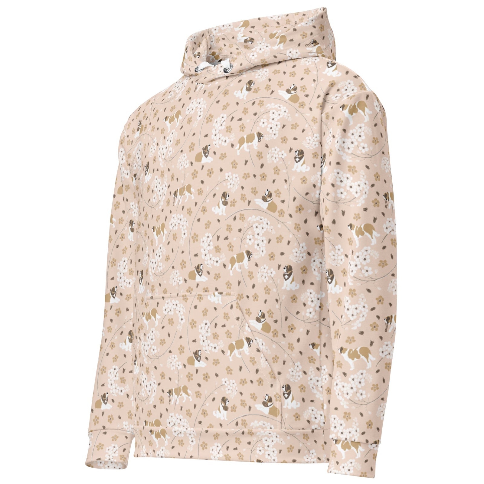 St Bernard Forget Me Not Hoodie - Lucy + Norman