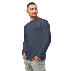 Take a Hike Redwoods with USA Flag Comfort Colors Heavyweight Long Sleeve - Lucy + Norman