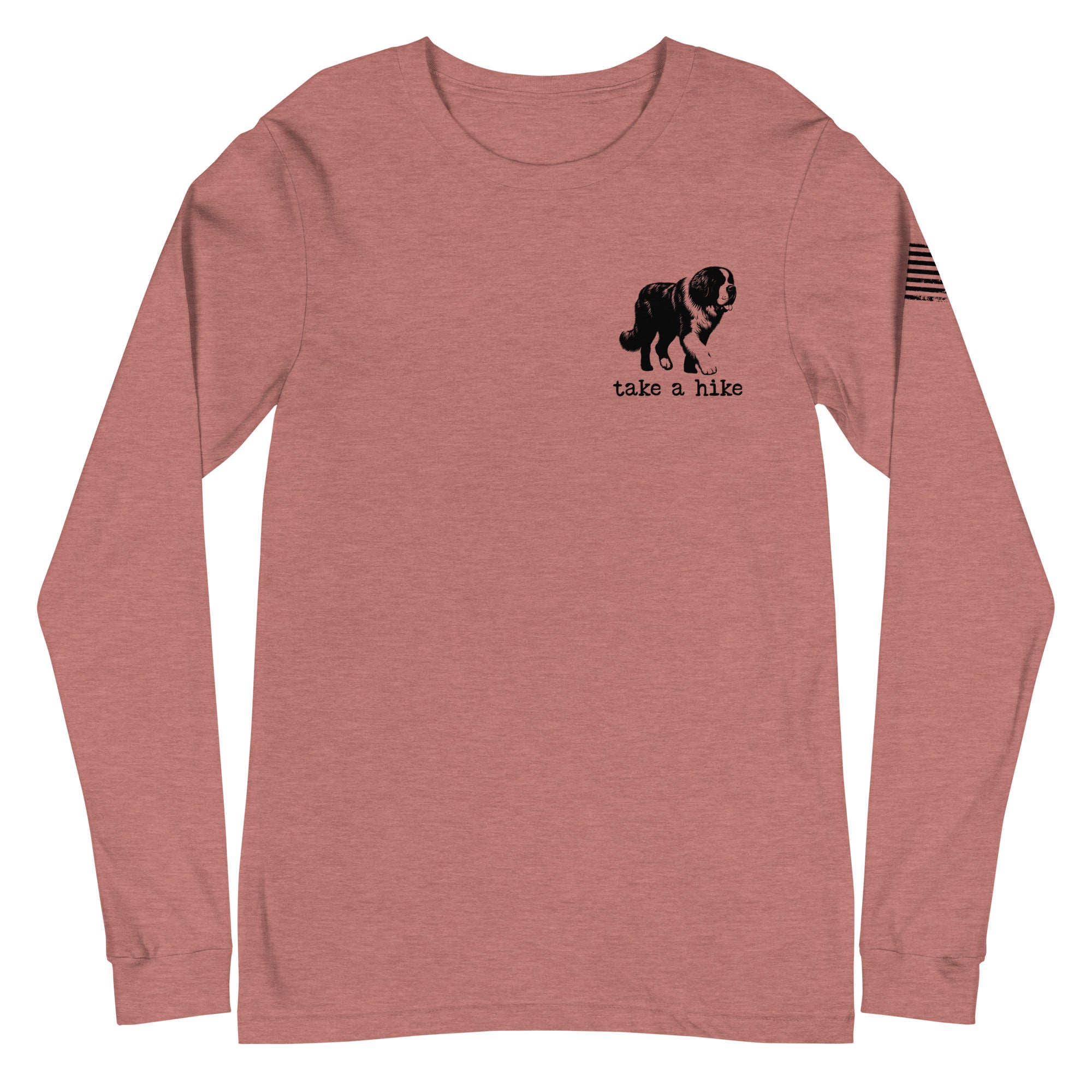 Take a Hike Redwoods with USA Flag Long Sleeve Tee - Lucy + Norman