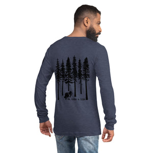 Take a Hike Redwoods with USA Flag Long Sleeve Tee - Lucy + Norman