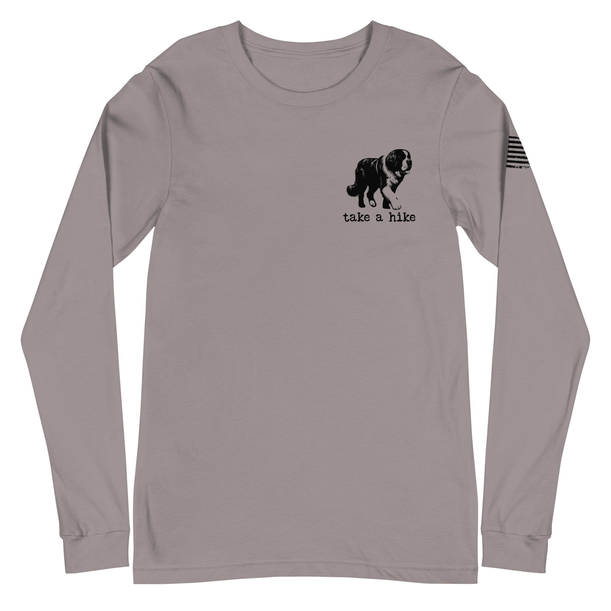 Take a Hike Redwoods with USA Flag Long Sleeve Tee - Lucy + Norman