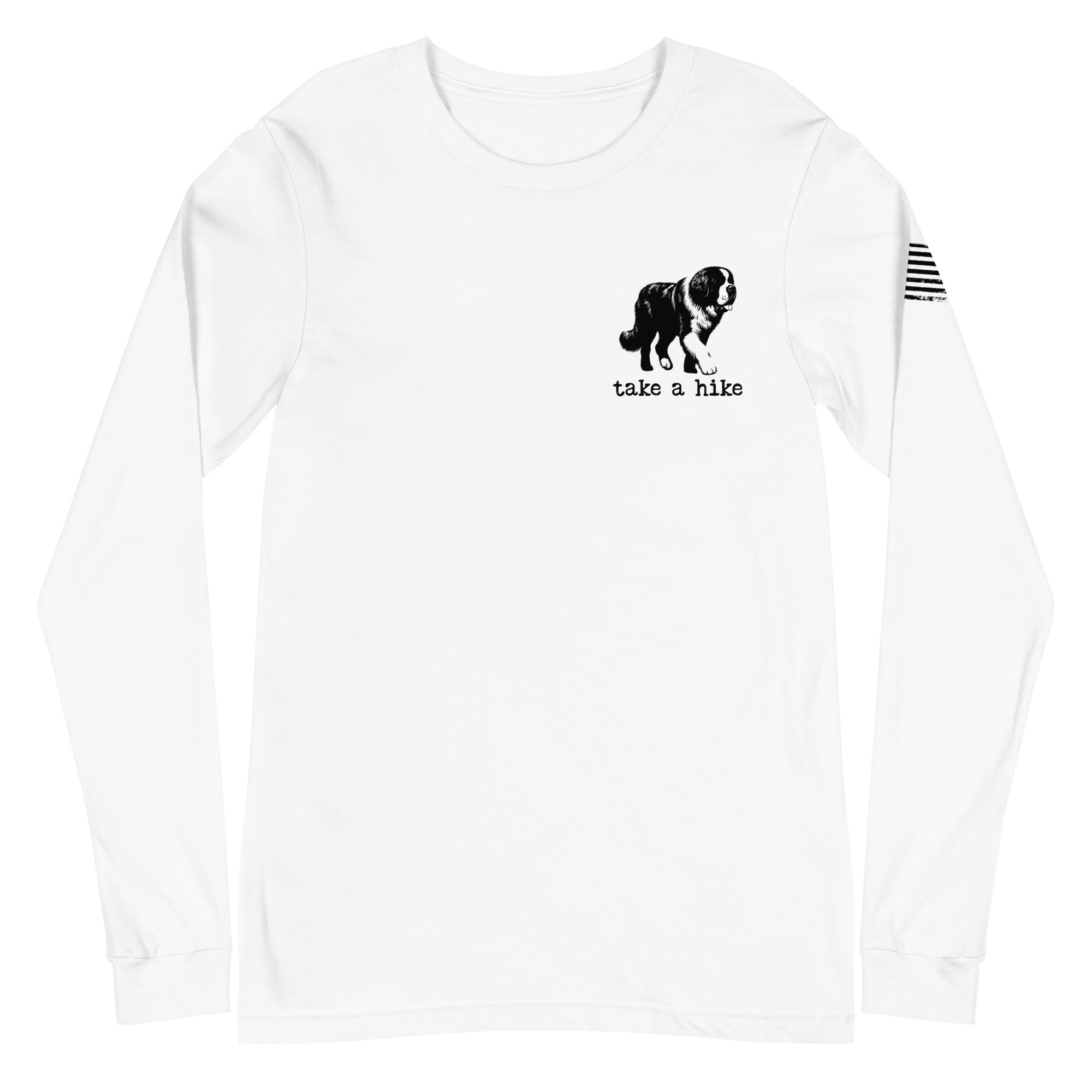 Take a Hike Redwoods with USA Flag Long Sleeve Tee - Lucy + Norman