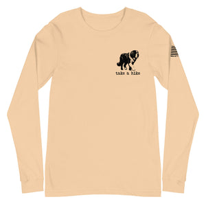 Take a Hike Redwoods with USA Flag Long Sleeve Tee - Lucy + Norman