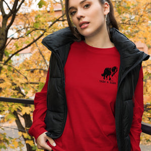 Take a Hike Redwoods with USA Flag Long Sleeve Tee - Lucy + Norman