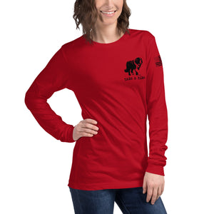 Take a Hike Redwoods with USA Flag Long Sleeve Tee - Lucy + Norman