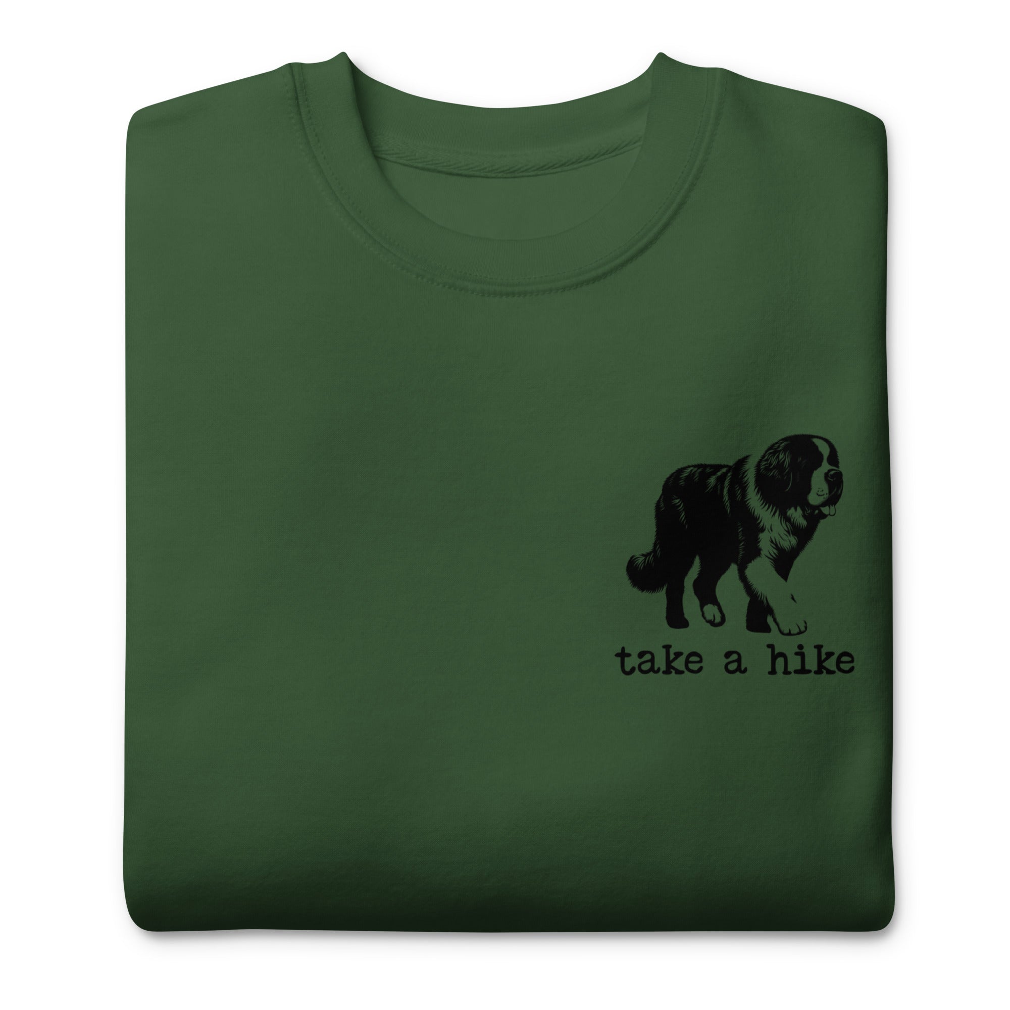 Take a Hike Redwoods with USA Flag Premium Sweatshirt - Lucy + Norman