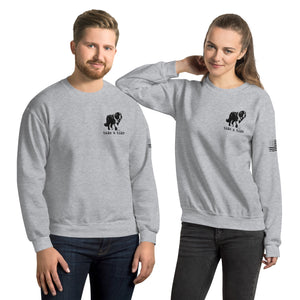 Take a Hike Redwoods with USA Flag Sweatshirt - Lucy + Norman