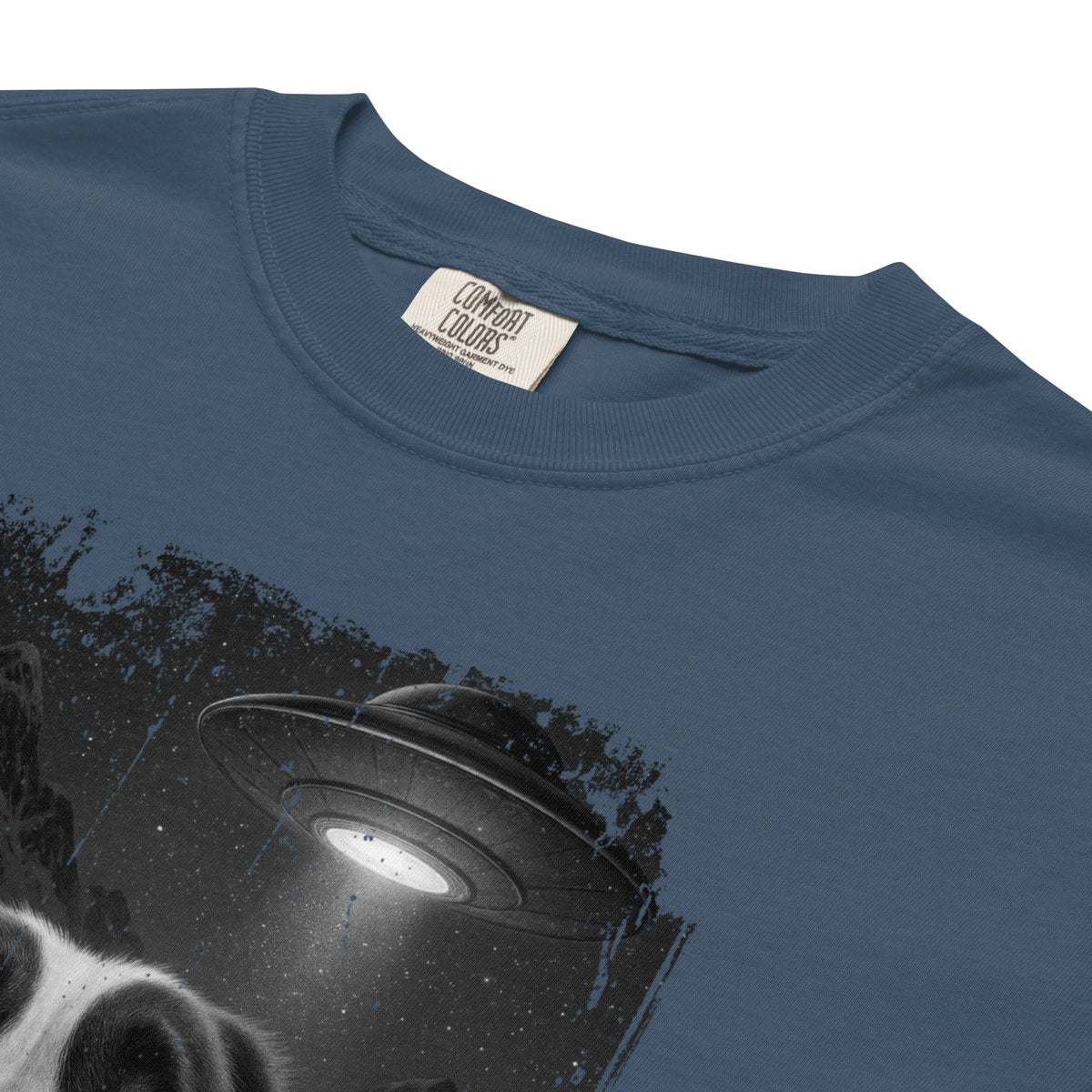 UFO Mountain Scaredy St Bernard T-Shirt - Lucy + Norman