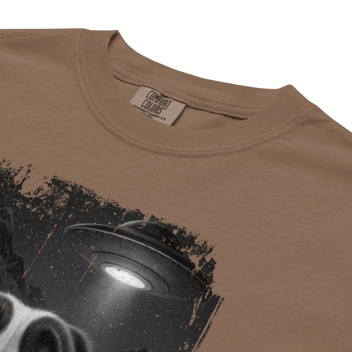 UFO Mountain Scaredy St Bernard T-Shirt - Lucy + Norman