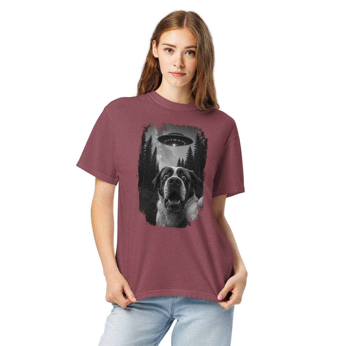 UFO Scaredy Saint T-Shirt - Lucy + Norman