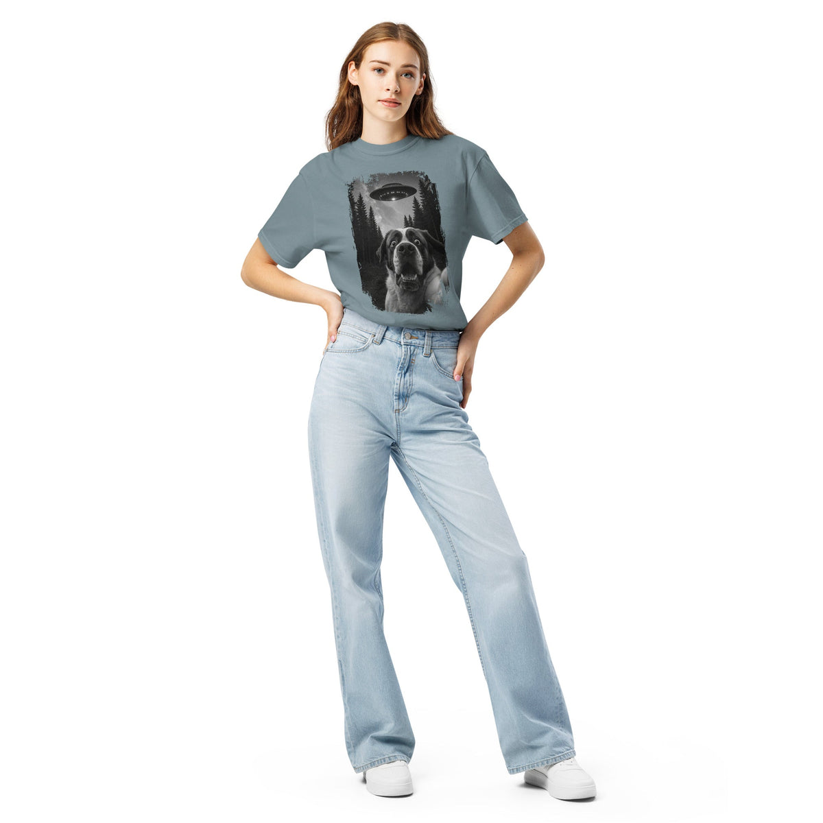 UFO Scaredy Saint T-Shirt - Lucy + Norman