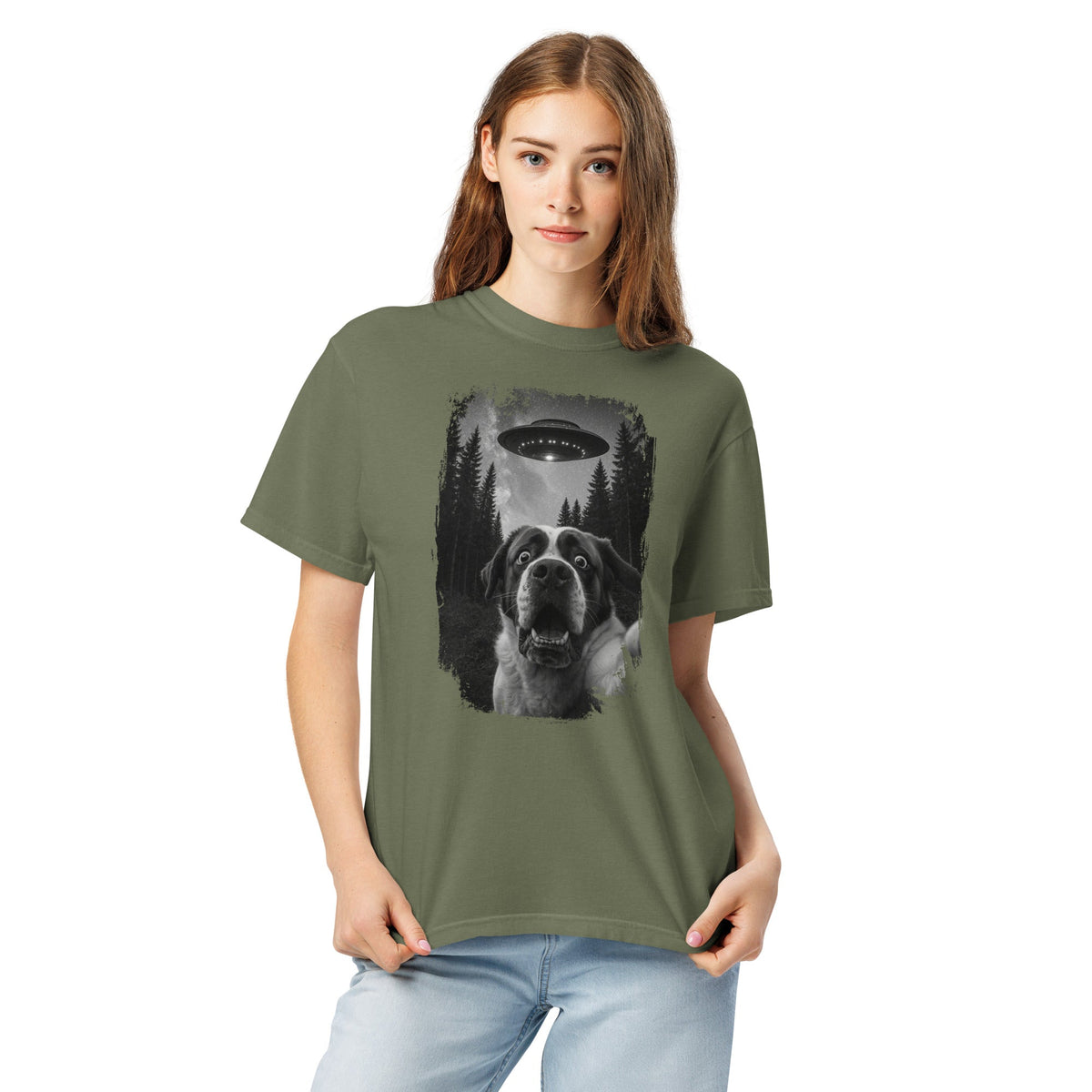 UFO Scaredy Saint T-Shirt - Lucy + Norman
