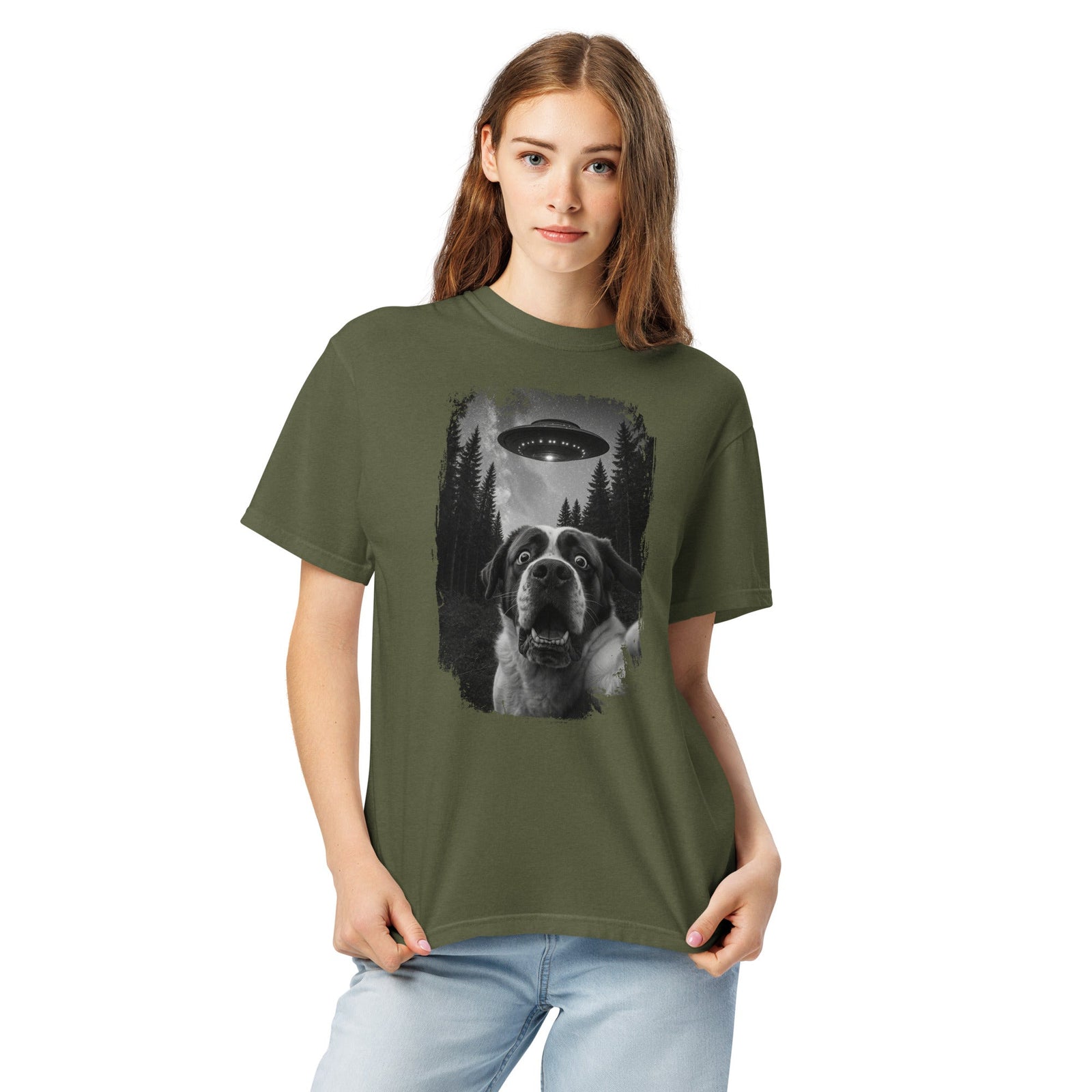 UFO Scaredy Saint T-Shirt - Lucy + Norman