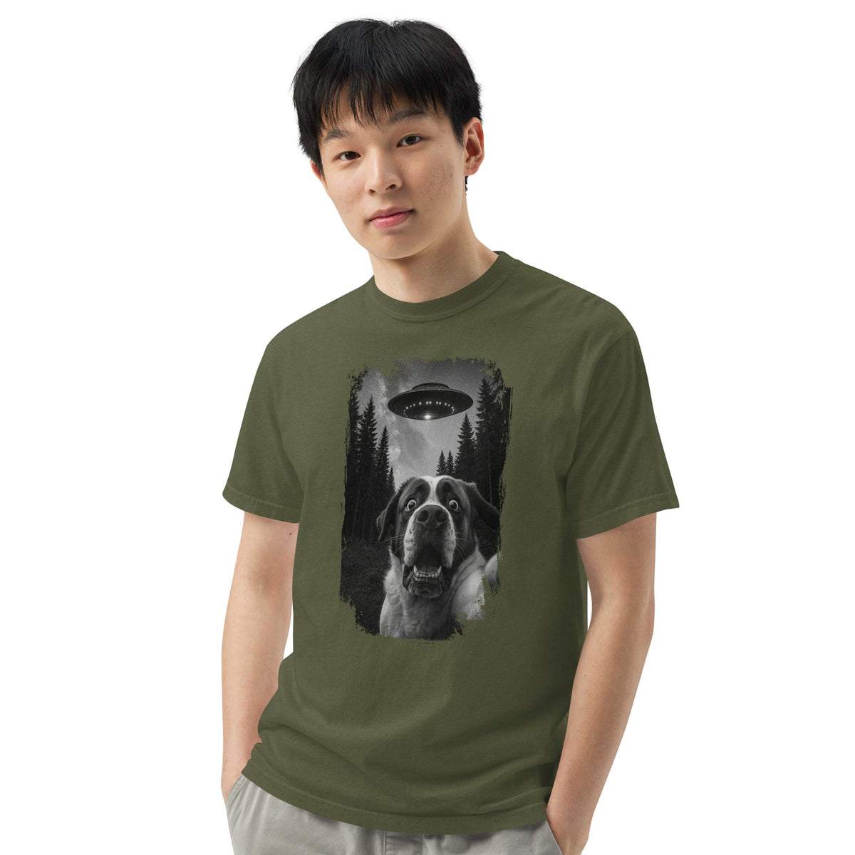 UFO Scaredy Saint T-Shirt - Lucy + Norman