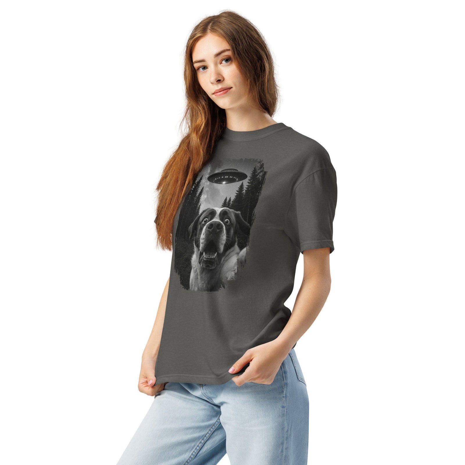 UFO Scaredy Saint T-Shirt - Lucy + Norman