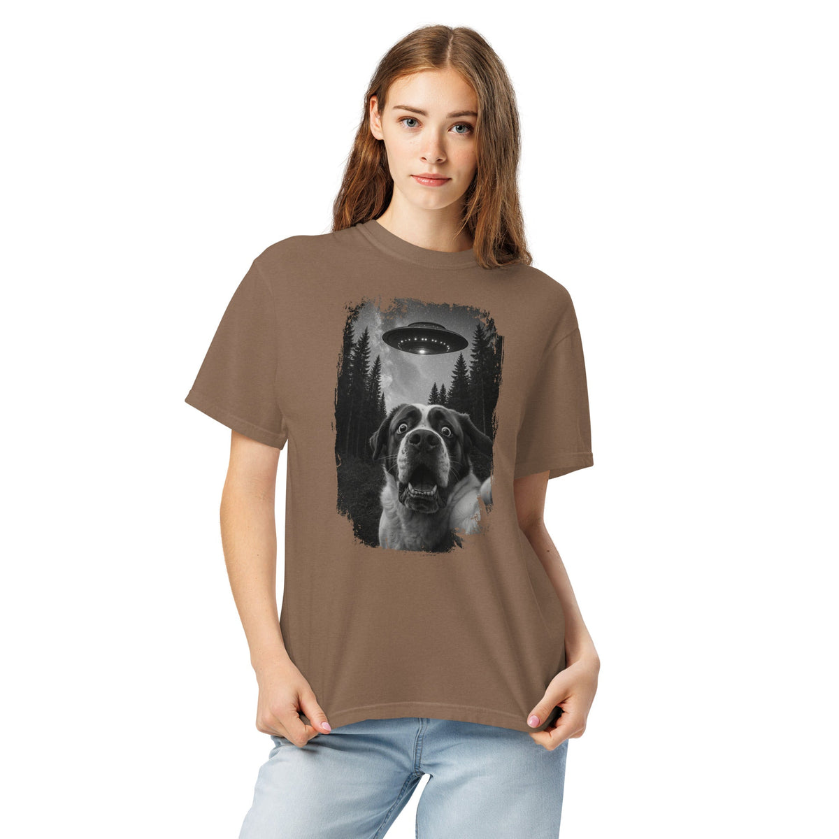 UFO Scaredy Saint T-Shirt - Lucy + Norman