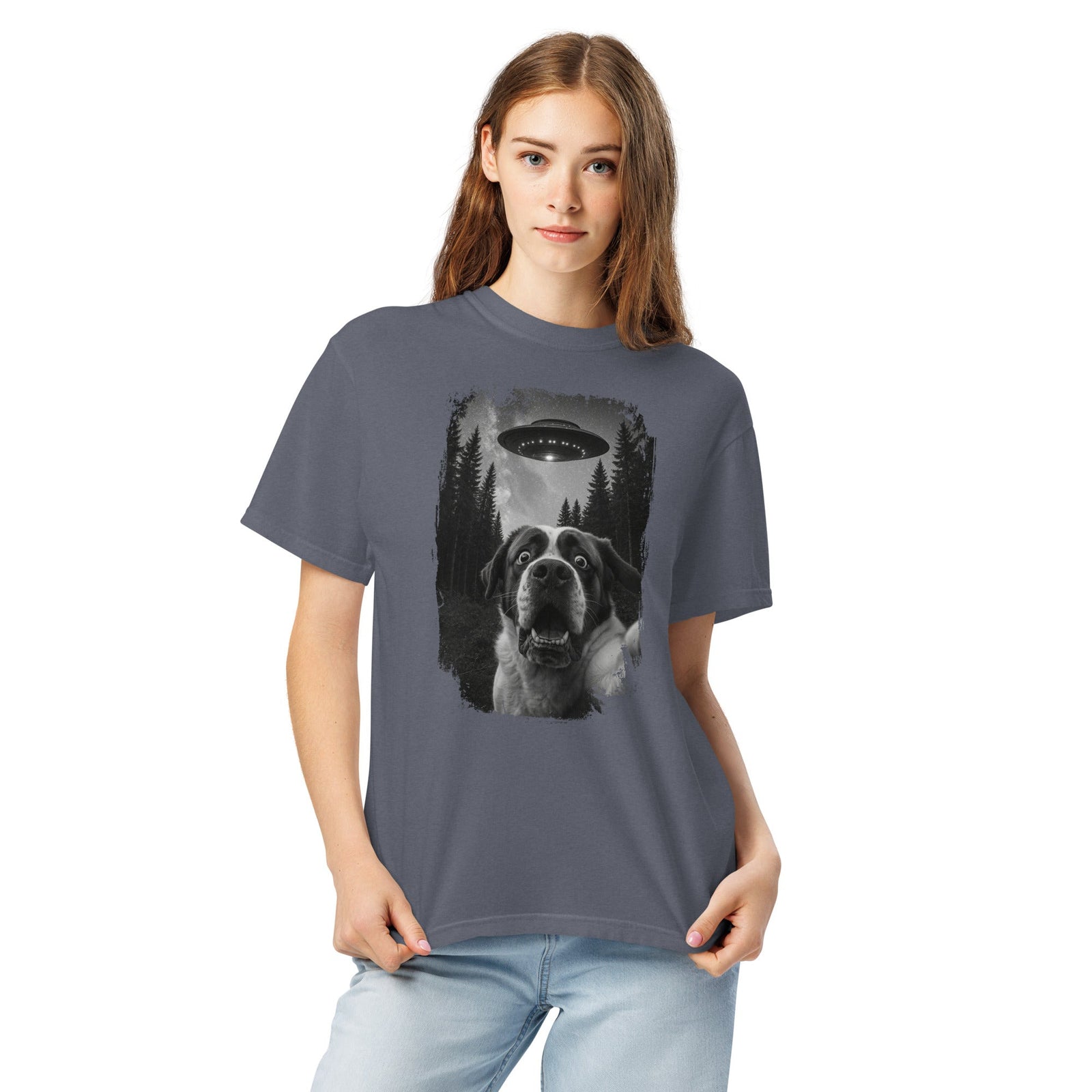UFO Scaredy Saint T-Shirt - Lucy + Norman