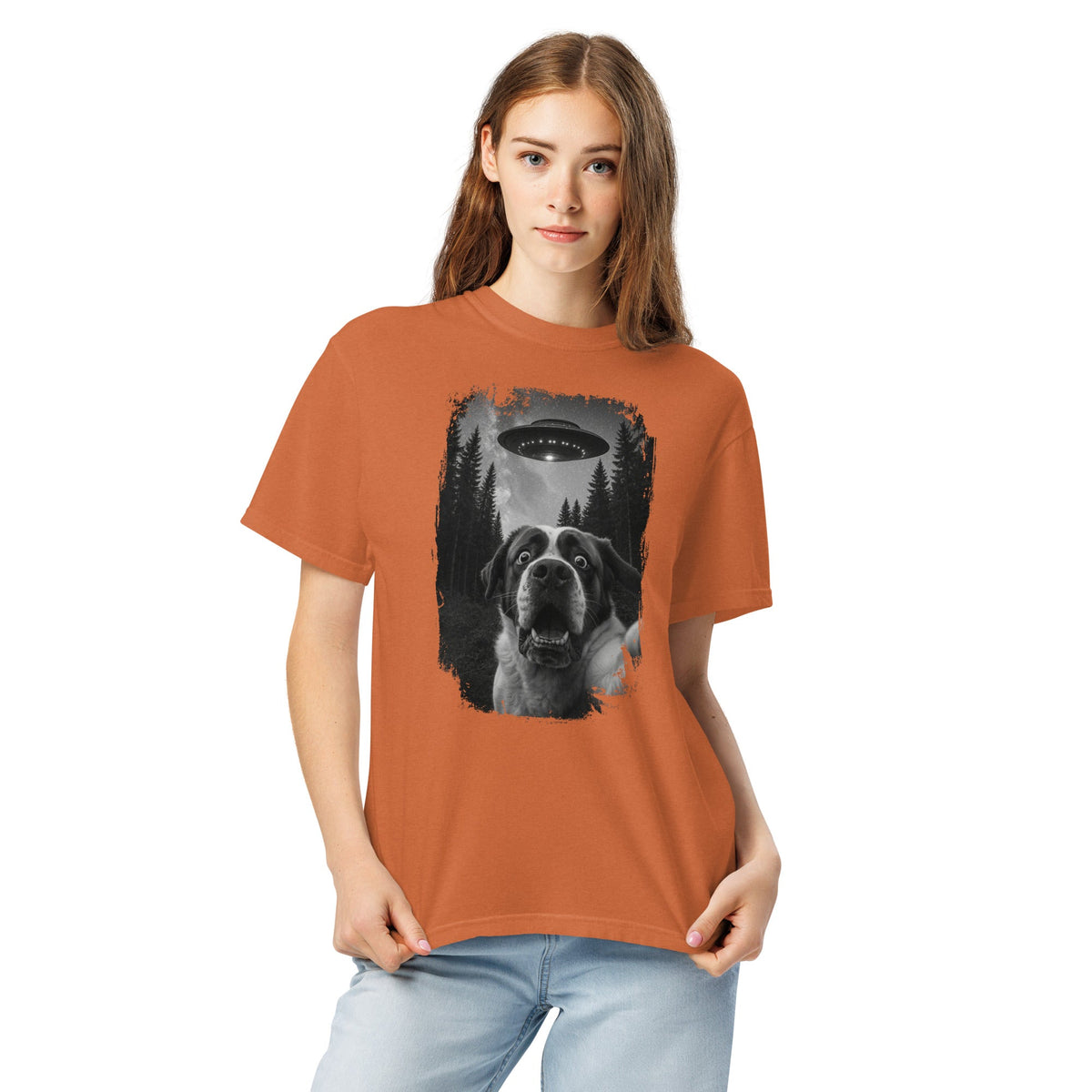 UFO Scaredy Saint T-Shirt - Lucy + Norman