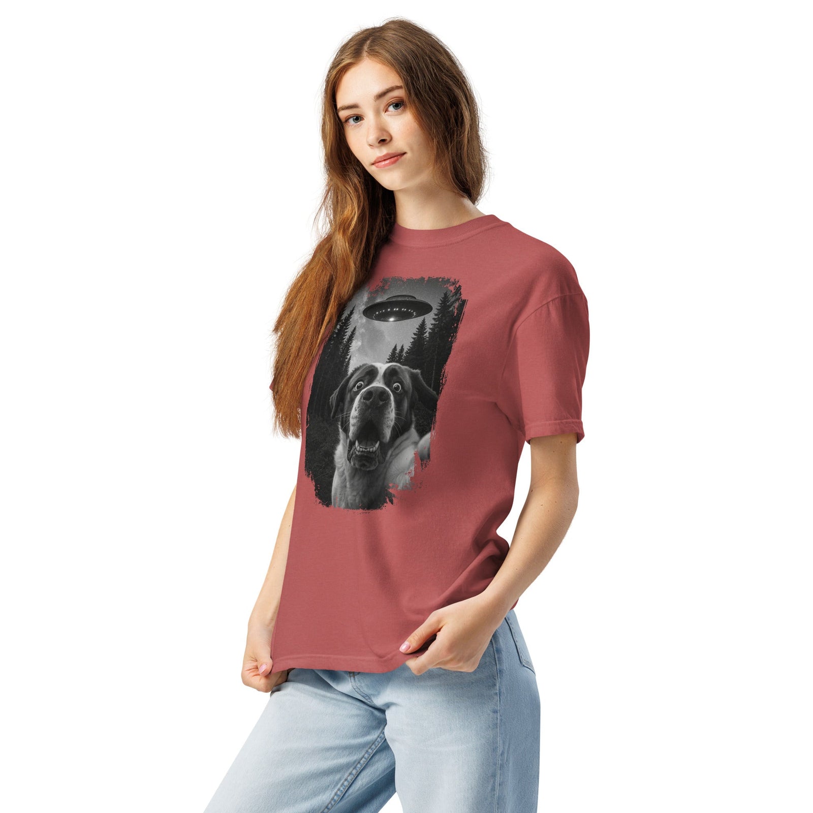 UFO Scaredy Saint T-Shirt - Lucy + Norman