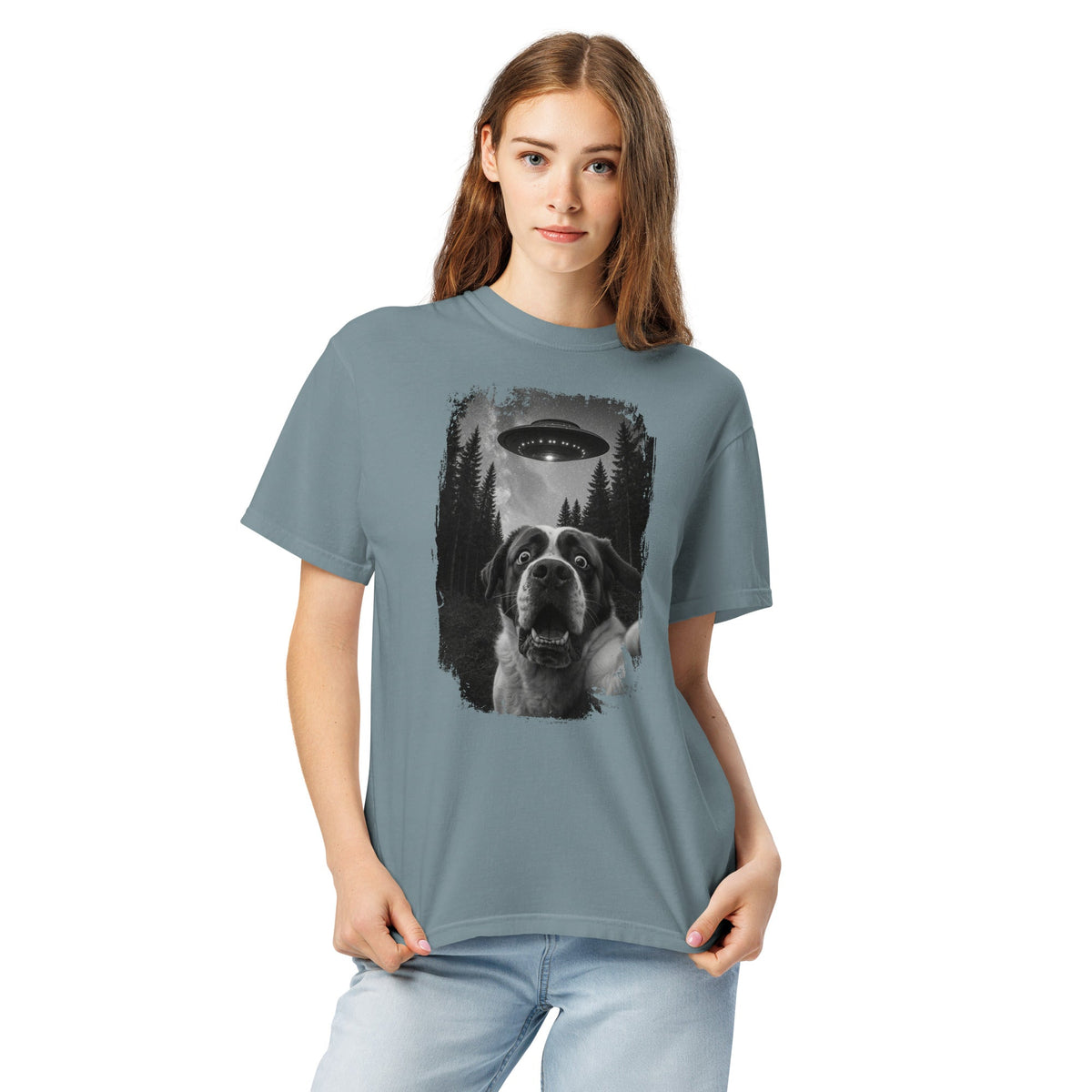 UFO Scaredy Saint T-Shirt - Lucy + Norman