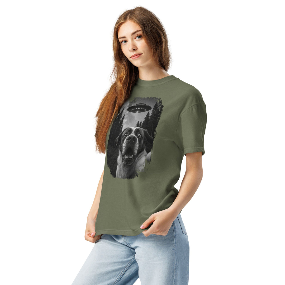 UFO Scaredy Saint T-Shirt - Lucy + Norman