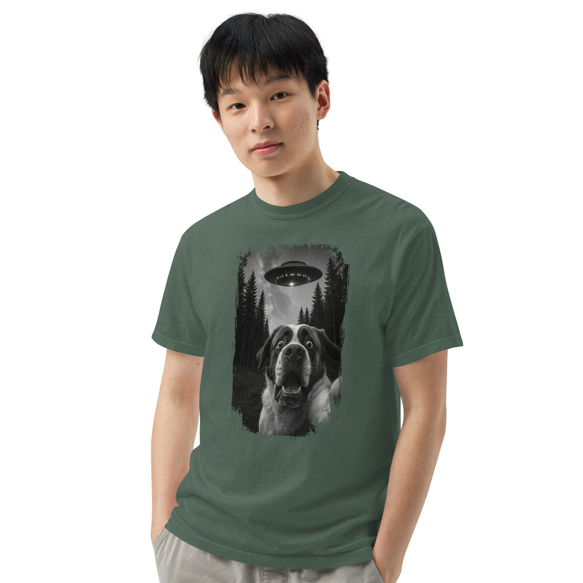 UFO Scaredy Saint T-Shirt - Lucy + Norman