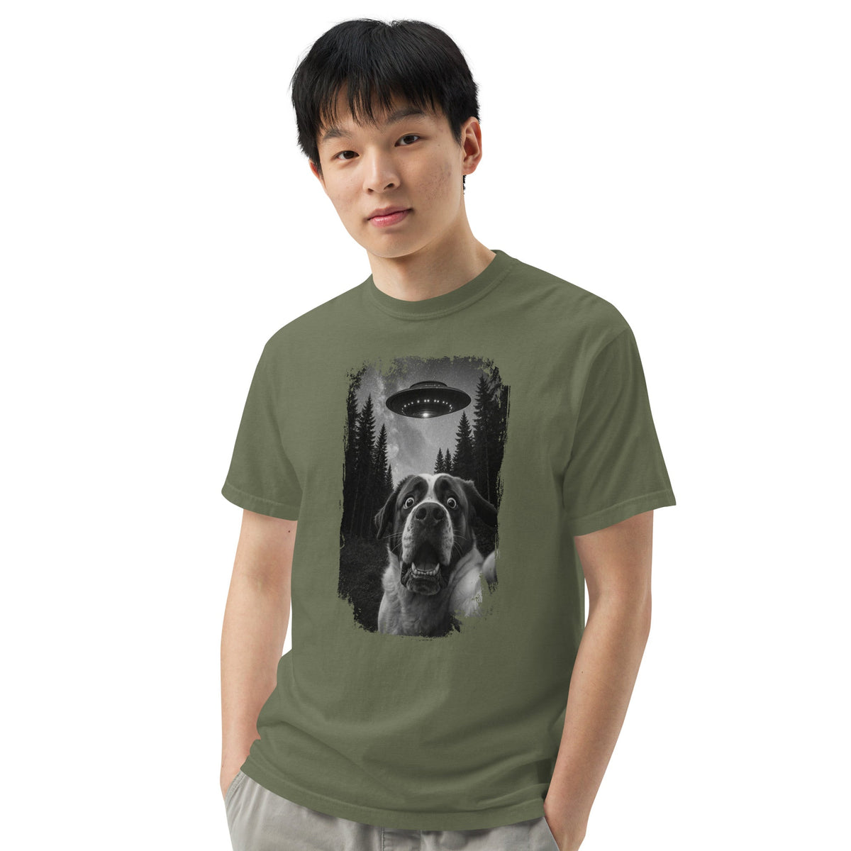 UFO Scaredy Saint T-Shirt - Lucy + Norman
