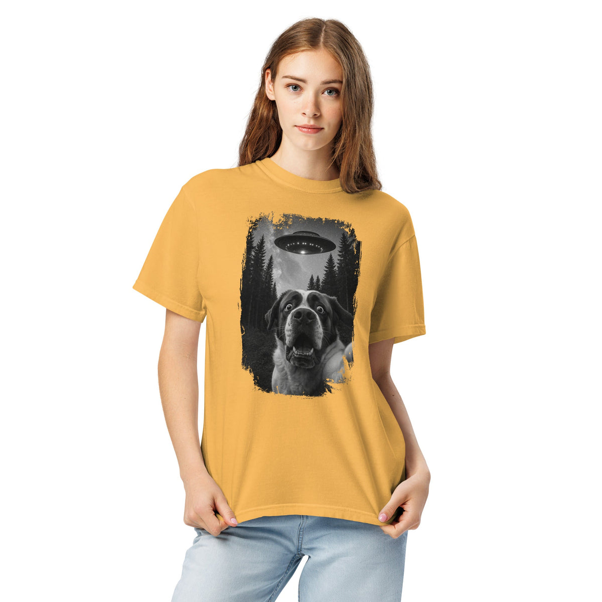 UFO Scaredy Saint T-Shirt - Lucy + Norman