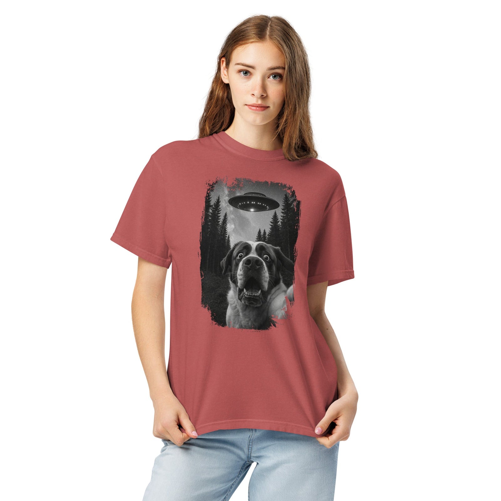 UFO Scaredy Saint T-Shirt - Lucy + Norman