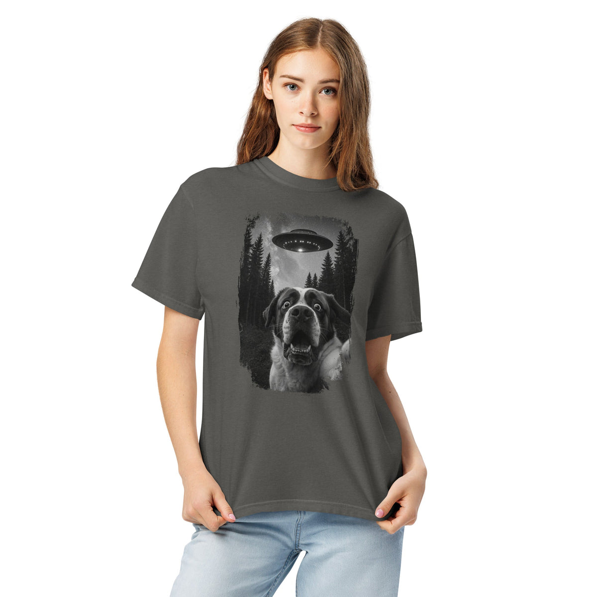 UFO Scaredy Saint T-Shirt - Lucy + Norman