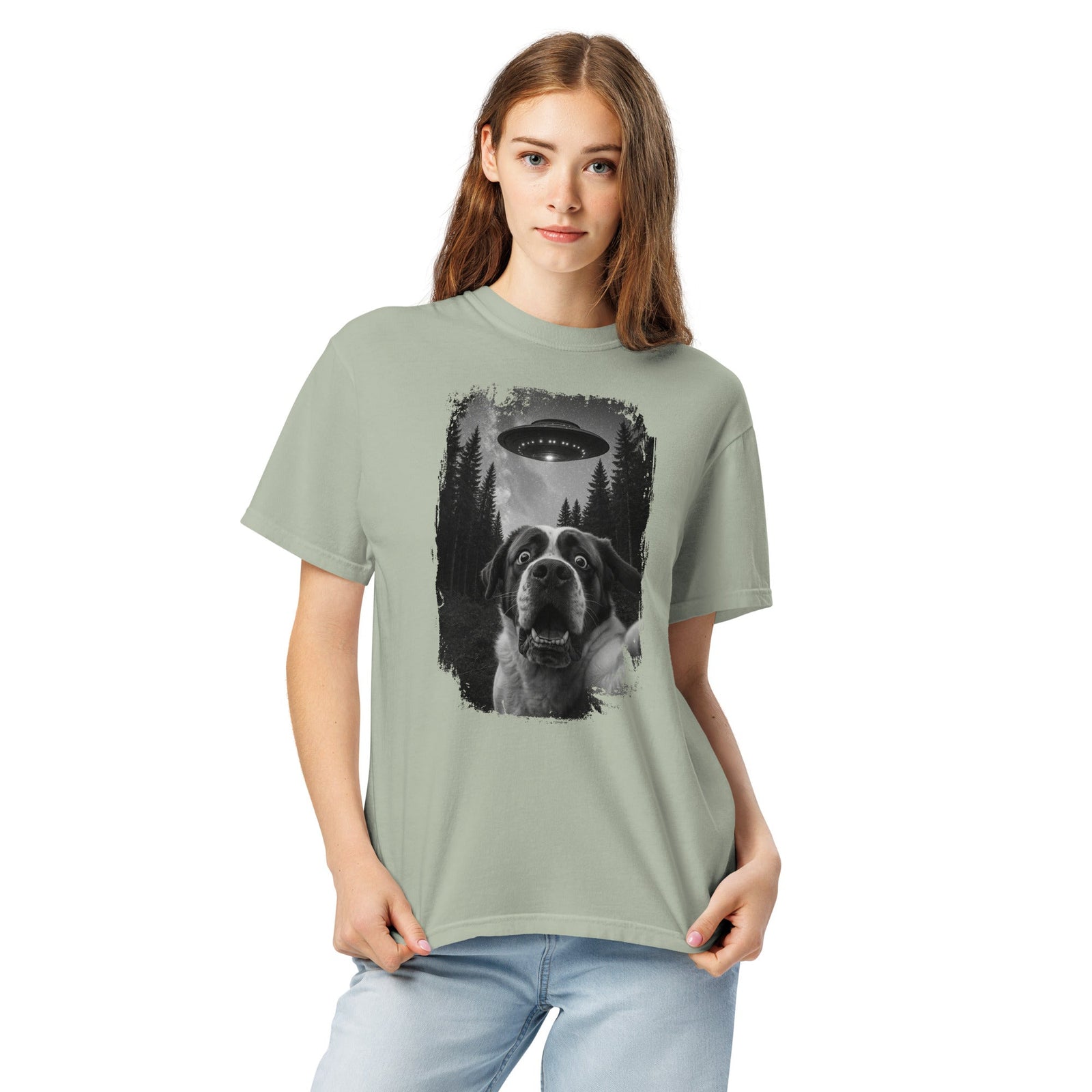 UFO Scaredy Saint T-Shirt - Lucy + Norman