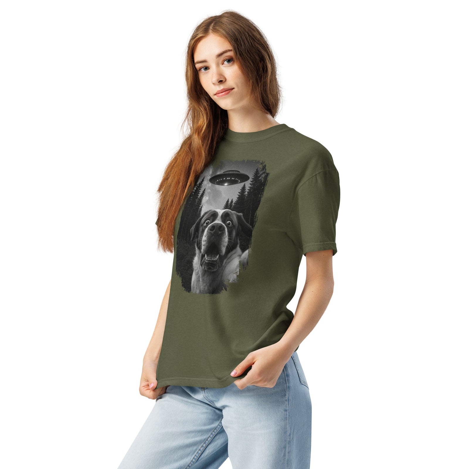 UFO Scaredy Saint T-Shirt - Lucy + Norman