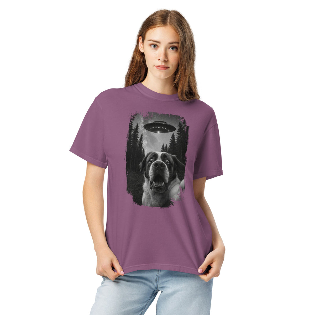 UFO Scaredy Saint T-Shirt - Lucy + Norman