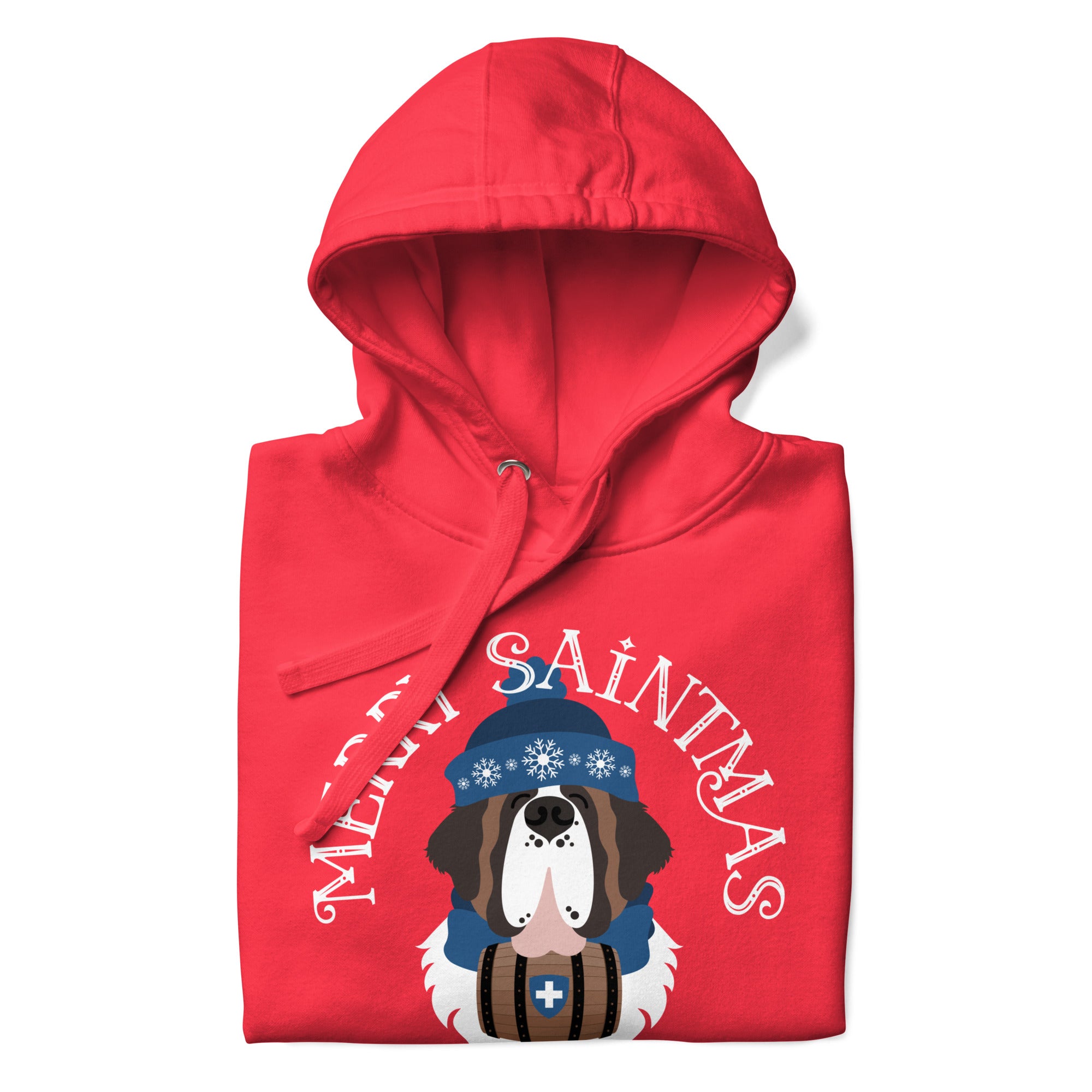 Merry Saintmas Blue Hoodie - Lucy + Norman