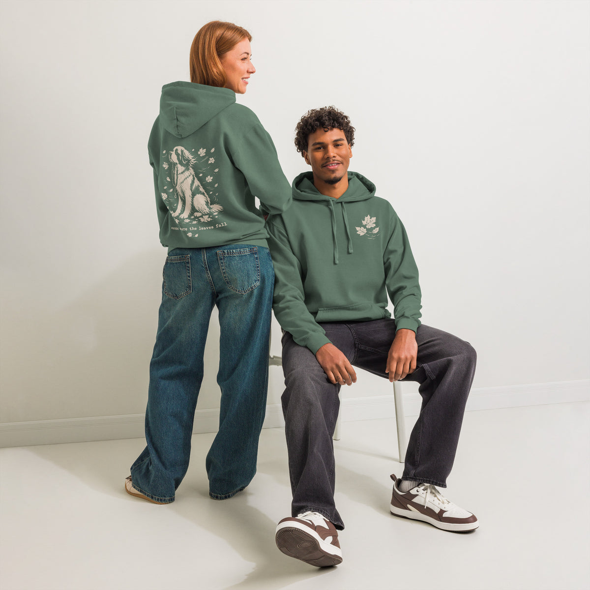 Wander Where the Leaves Fall Back Hoodie