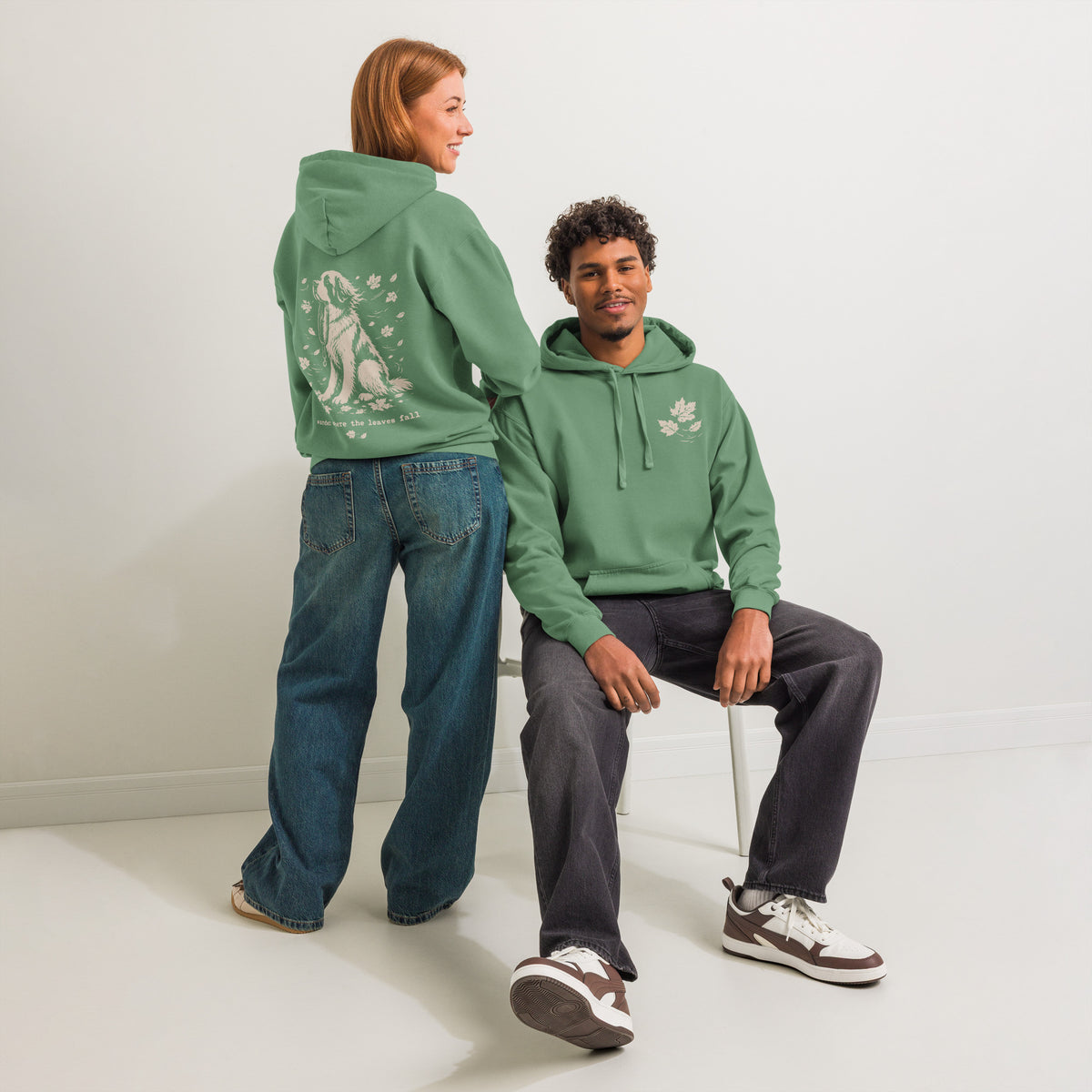 Wander Where the Leaves Fall Back Hoodie