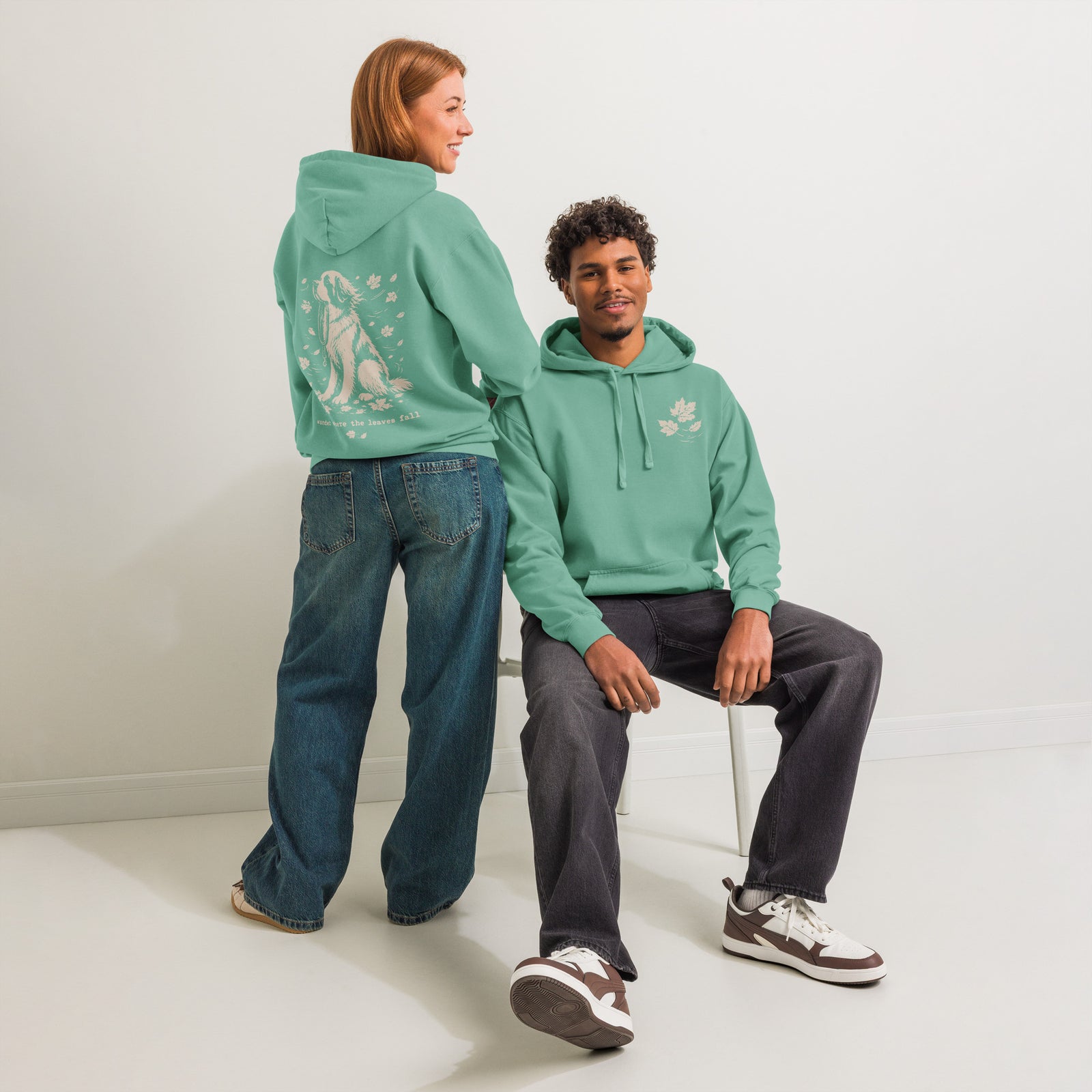 Wander Where the Leaves Fall Back Hoodie