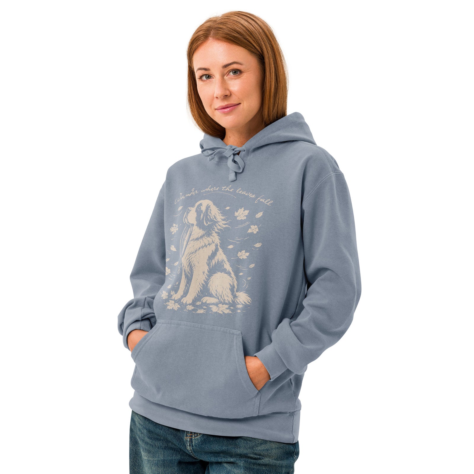 Wander Where the Leaves Fall Comfort Colors® Hoodie