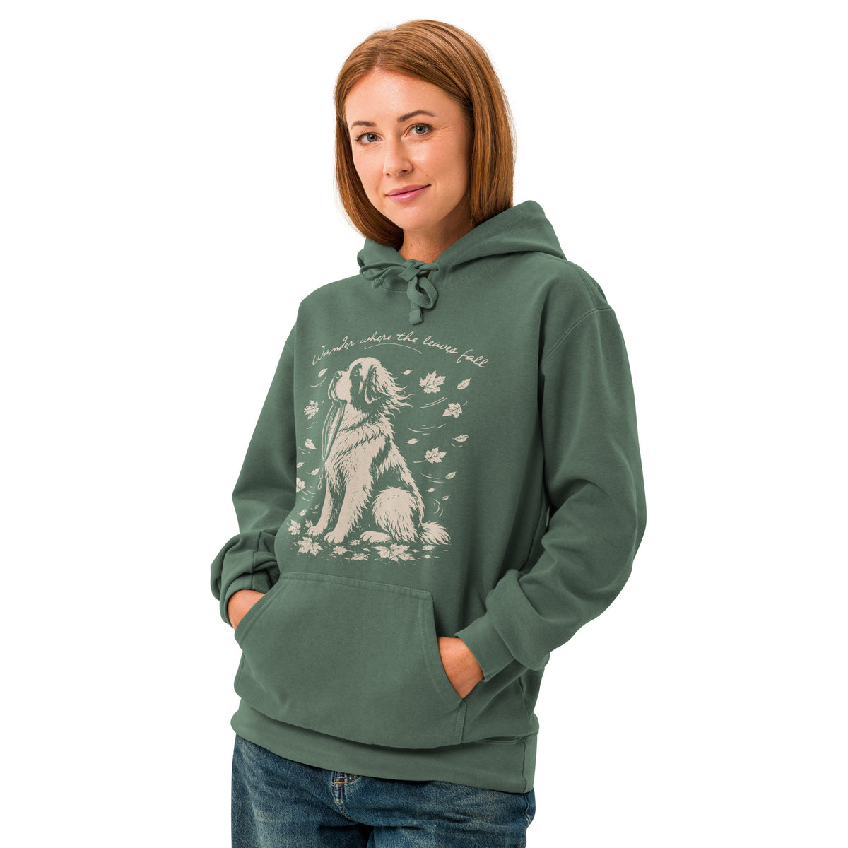 Wander Where the Leaves Fall Comfort Colors® Hoodie