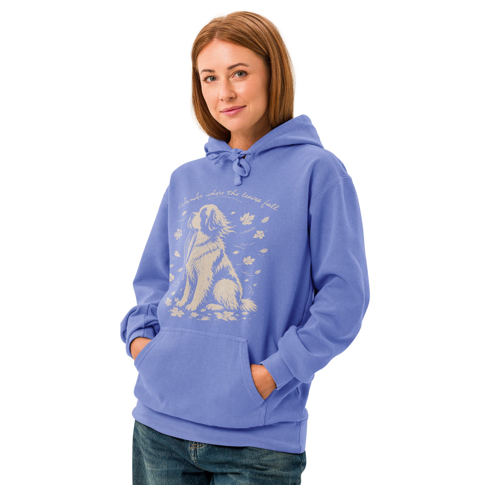 Wander Where the Leaves Fall Comfort Colors® Hoodie