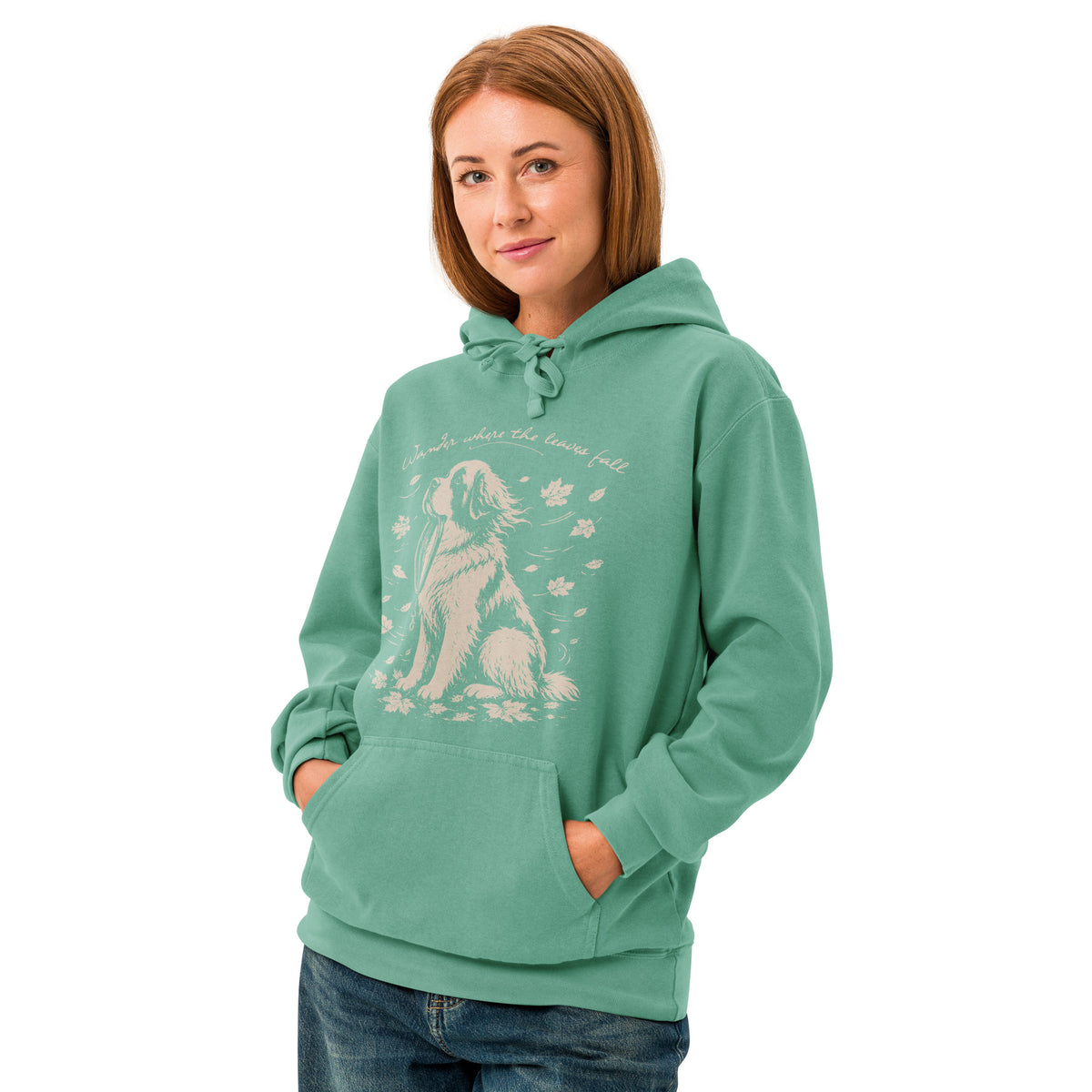 Wander Where the Leaves Fall Comfort Colors® Hoodie