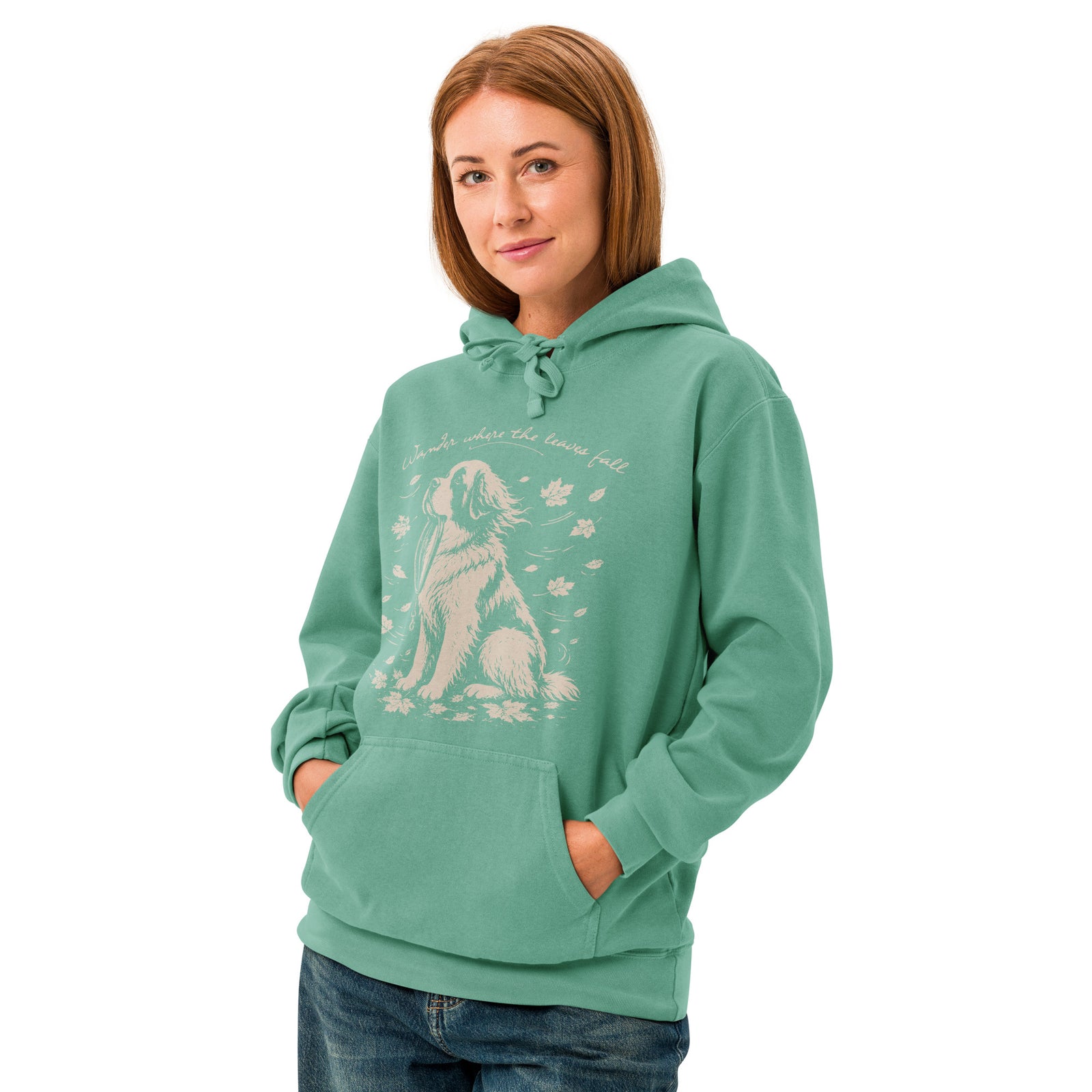 Wander Where the Leaves Fall Comfort Colors® Hoodie