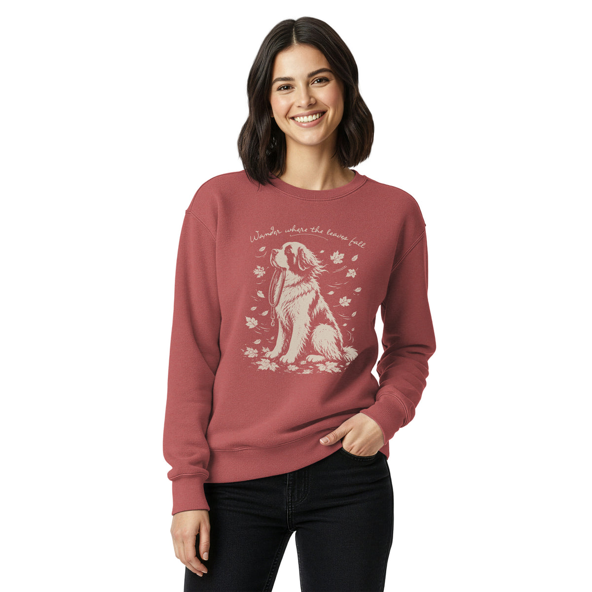 Wander Where the Leaves Fall Comfort Colors® Sweatshirt
